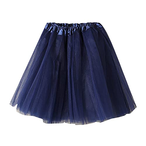 GFPGNDFHG Damen Kurz Tüllrock Paillettenkleid Petticoats Unterrock Rockabilly Tutu Tüll Blauer Weiße Corsage KarnevalKostüm Schwarz Bauchtanz Kostüm