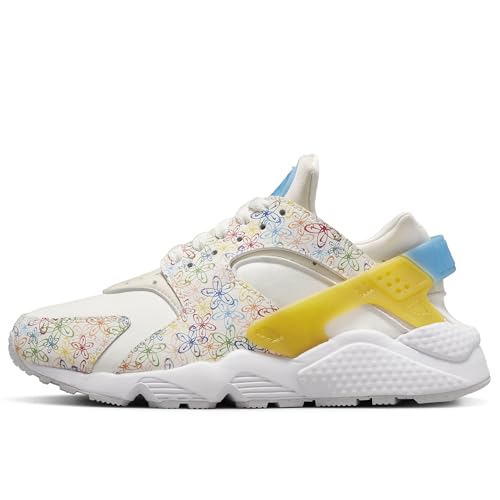 Nike Damen Air Huarache Cos Sneaker, Sail/Blue/Sulfur, 40.5