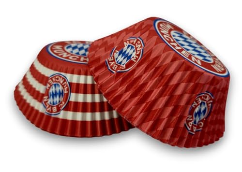 FC Bayern München Muffinförmchen 24 Stück | Muffin Förmchen FCB