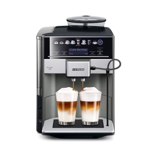 SIEMENS TE655203RW Vollautomatische Espressomaschine EQ6 plus S500 - Anthrazit