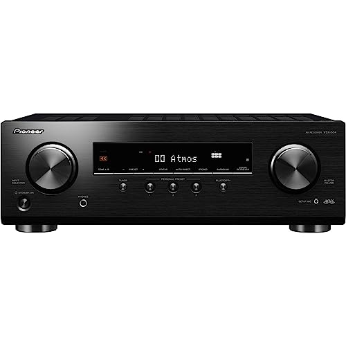 Pioneer VSX-534(B) Receiver (5x150 Watt, Dolby Atmos, DTS:X, MCACC, Advanced Sound Retriever, AM/FM, Bluetooth, USB) Schwarz
