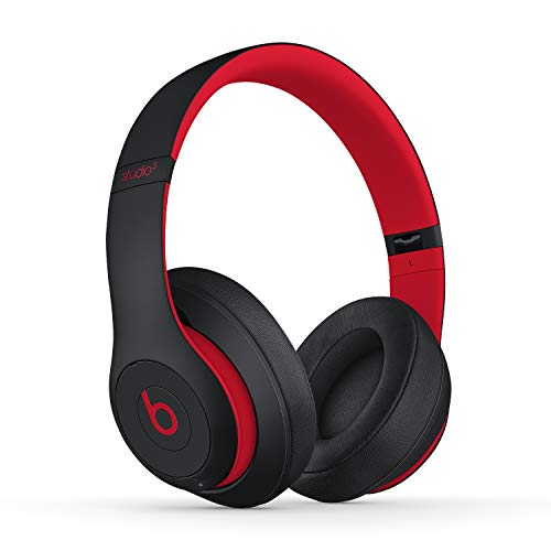 Beats Studio3 Over-Ear Bluetooth Kopfhörer mit Noise-Cancelling – Apple W1 Chip, Bluetooth der Klasse 1, aktives Noise-Cancelling, 22 Stunden Wiedergabe – Klassisch Rot-Schwarz