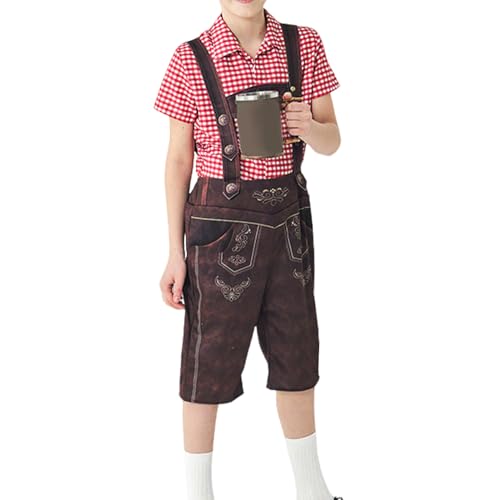 Dopsyesn Oktoberfest Tracht für Kinder - Halloween Party Verkleidung | Festkleidung Für Umzüge Kindergarten Familienfeste Kinderfeste
