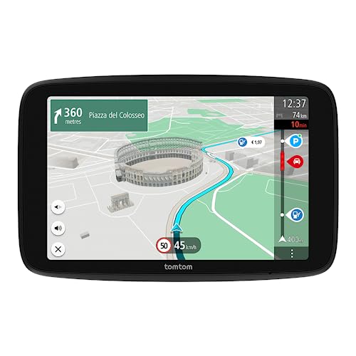 TomTom Navigationsgerät GO Superior (7 Zoll, Stauvermeidung Dank TomTom Traffic, Karten-Updates Welt, schnelle Updates via WiFi, Verfügbarkeit von Parkplätzen, Kraftstoffpreise) - Neue Software