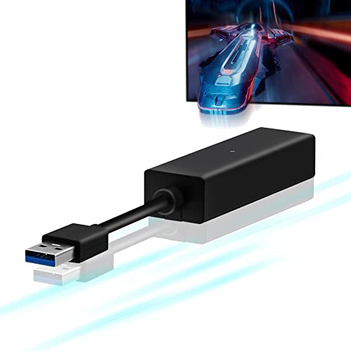Tolesum VR Kamera Adapter für PS5/PS5 Pro/P S5 Slim PSVR, PS VR Konverter Kabel Kompatibel mit PS5 Konsole, USB 3.0 PS4 Kamera für P S 5 Konsole VR Spiele Zubehör