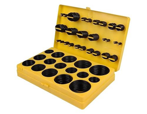 ROTHENBERGER Industrial 420 tlg. O Ring Sortiment Set NBR Ø 3-50 mm O Ringe Dichtungsset Gummi Dichtung Sortiment Dichtring 1500005010