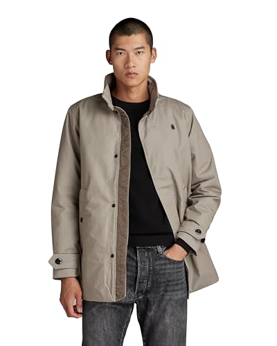 G-STAR RAW Herren Padded trench, Grau (elephant skin D23627-D342-G106), L