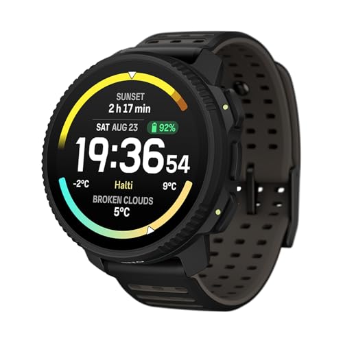 SUUNTO Vertical 2 Abenteuer-Uhr, Dual-Frequenz GPS, 115+ Sportmodi, 1,5 Zoll Touchscreen, Kostenlose globale Offline-Karten, 40 Tage Akkulaufzeit, Für Training & tägliche Abenteuer