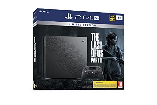 Sony PlayStation 4 Pro 1 To Édition Spéciale The Last of Us part II Limitée, Avec le jeu inclus + 1 manette sans fil DUALSHOCK 4 V2 personnalisée