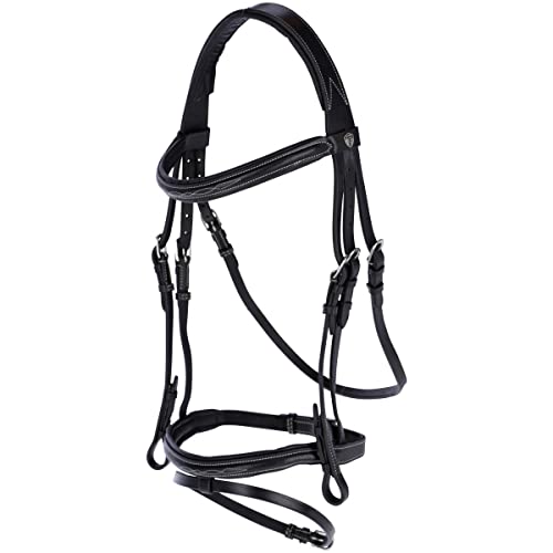 Covalliero Trensenzaum Classic Leder, schwarz, Cob