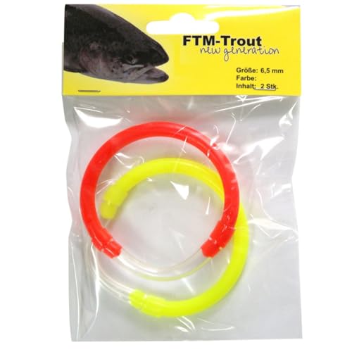 FTM Unisex – Erwachsene 10C6101150C10 New Generation Ringbissanzeiger rot + gelb-2 Angeln auf Aal, Forelle, Karpfen & Raubfisch, Bissanzeige, Bunt, Normal
