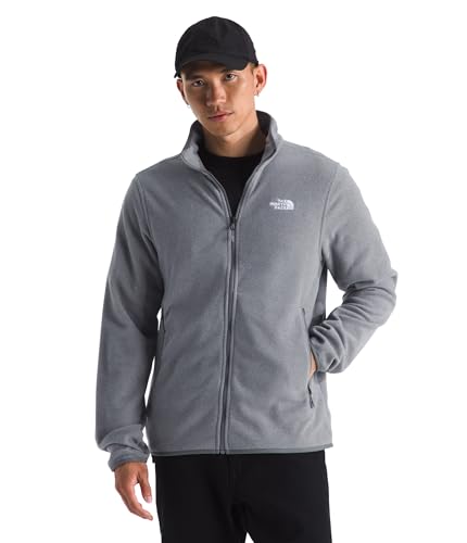 The North Face Herren Glacier Fleece Jacke, Tnf Mid Grey Heather, L
