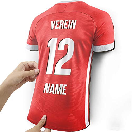 Elbeffekt Trikotlampe für Bayern Fans aus Holz - personalisierbares Geschenk - schenke Dein individuellen Bayern Fanartikel aus Holz