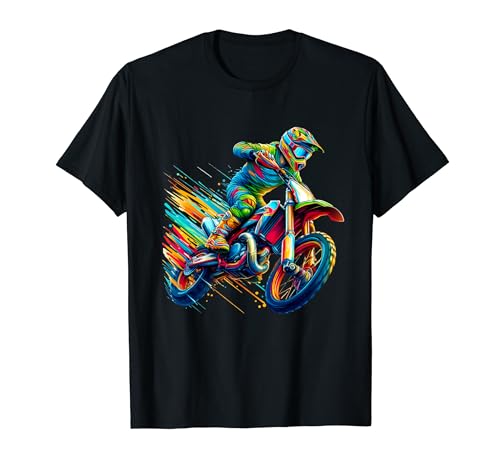 Motocross Enduro Supermoto Bike Dirt Biker Kinder Jungen T-Shirt