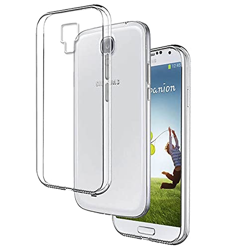 REY Transparent Silikonhülle TPU für Samsung Galaxy S4, Handyhülle Premium Kratzfest TPU Durchsichtige Schutzhülle, Ultradünne 0,33 mm