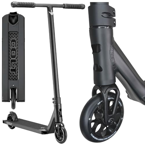 Blunt Prodigy X Complete Stunt-Scooter H=86/90cm Park/Street I Kinder I Jugendlich I Erwachsene I Trick I Tret I Roller I Leicht (Colt S6 H=84cm 110mm Schwarz)