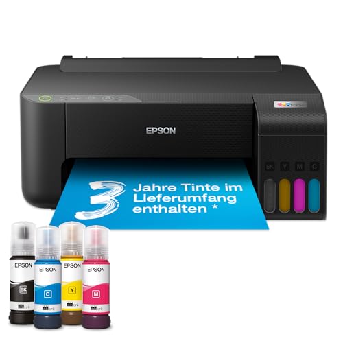 Epson EcoTank ET-1810 A4-Wi-Fi-Tintentankdrucker, mit einem im Lieferumfang enthaltenen Vorrat an Tinten von bis zu 3 Jahren