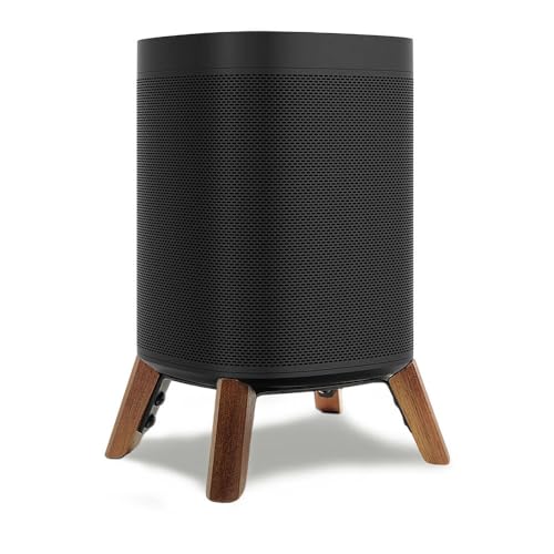 Echtholz-Ständer, kompatibel mit Sonos One, One SL, Play: 1 Heim-Lautsprecher, Stativhalterung, Zubehör schützt Sonos und besseren Klang, sicherer, stabiler, stabiler Holzhalter, passend für Sonos One