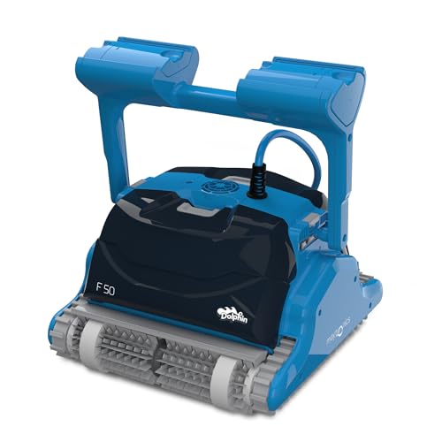 Dolphin F50 Automatischer Poolreiniger Poolroboter mit kabel - Boden, Wasserlinie und Wandreinigung - Energieeinsparung, Eingelassene Pools bis zu 15 m