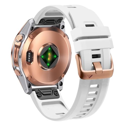 TUCOMO Armband Kompatibel mit Garmin Fenix 8 43mm/ Fenix 7S/ Fenix 6S/ Fenix 5S, QuickFit 20mm Weiches Silikon Sport Ersatzband für Garmin Epix Pro 42mm/ Fenix 7S Solar/ 6S Pro / 5S Plus