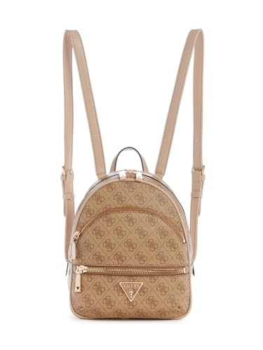 GUESS Damen Manhattan Rucksack, Latte-Logo, One Size