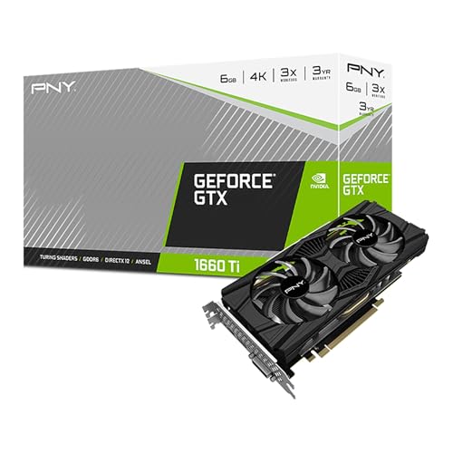 PNY GeForce GTX™ 1660 Ti 6GB Dual Fan Grafikkarte