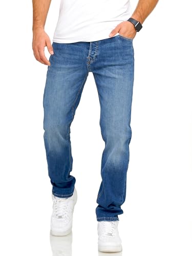 JACK & JONES Herren Jeans Mike ARIS Comfort Fit Denim Herrenhose (34W / 30L, Dark Blue Denim)