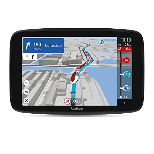 TomTom LKW Navi GO Expert Plus (7 Zoll-Display, Routenführung und POIs für große Fahrzeuge, TomTom Traffic inklusive, Weltkarten, Echtzeitwarnungen zu Beschränkungen)
