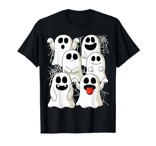 Halloween Geister & Gespenster Outfit Mit Spinnennetzen T-Shirt