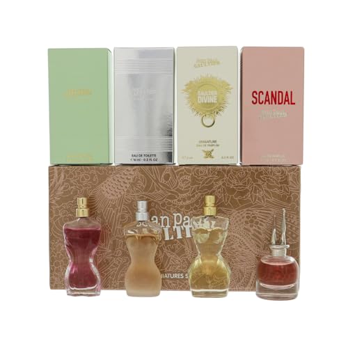 Jean Paul Gaultier Miniatur-Set für Damen, 4-teilig (La Belle, Scandal, Classique, Divine)