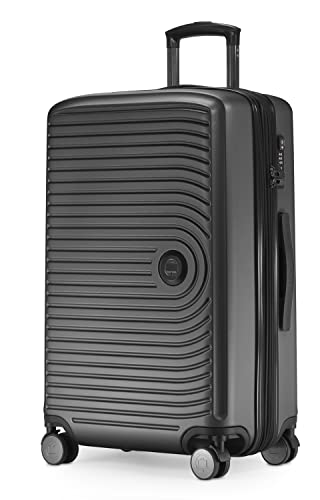 Hauptstadtkoffer Mitte - Großer Hartschalenkoffer, TSA, 4 Rollen, Check-In Gepäck mit 8 cm Volumenerweiterung, 77cm, 130 Liter, Graphite