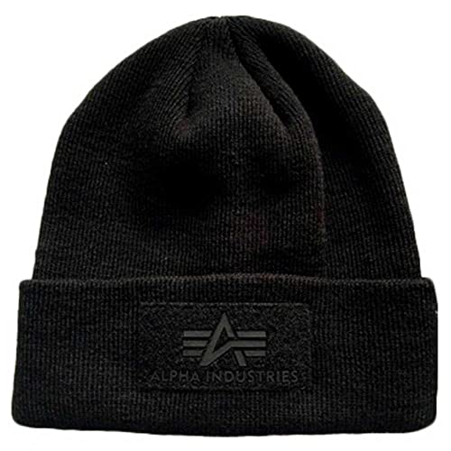Alpha Industries VLC Beanie Klassiches Unisex Beanie Black