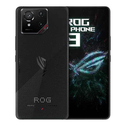 ASUS ROG Phone 9, EU Official, Phantom Schwarz, 12GB RAM 512GB Speicher, Snapdragon® 8 Elite, 6,78“ 185Hz AMOLED, Sony® Lytia 700: 50 MP Kamera
