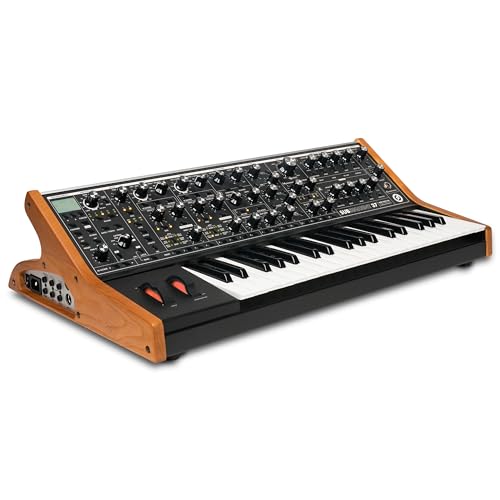 MOOG Subsequent 37 - paraphoner Analogsynthesizer und MIDI-Keyboard mit 37 halbgewichteten Tasten, Kopfhörer-Amp, 256 Presets, Screen & Software Editor