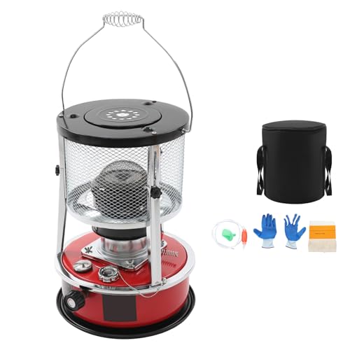 ROGONPDK Mobiles Petroleumheizgerät, Große Petroleumofen für Innenräume, Tragbarer Petroleumofen, Kerosinofen, Petroleumheizung, Petroleum Heizung für Boot, Camping & Outdoor