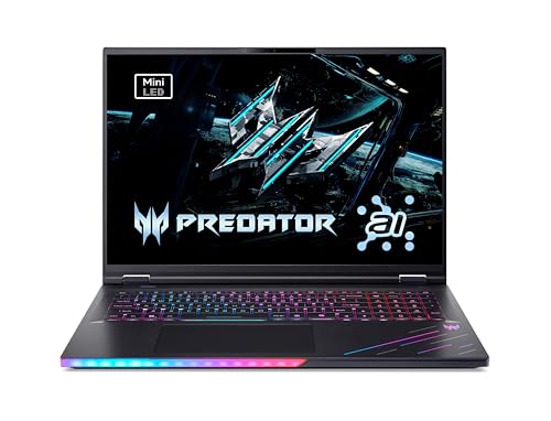 acer Predator Helios 18 AI (PH18-73-96TW) Gaming Laptop, 18