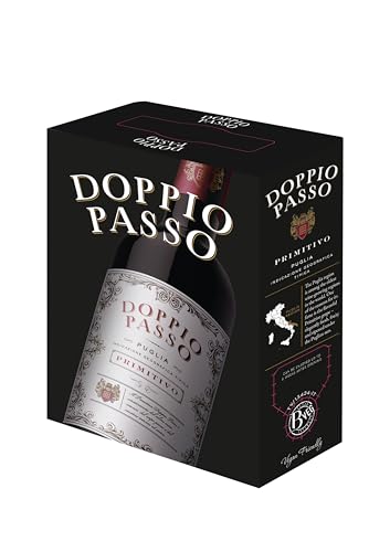 Doppio Passo Primitivo Apulien, Italienischer Rotwein in der 3 Liter Bag in Box (1 x 3l)