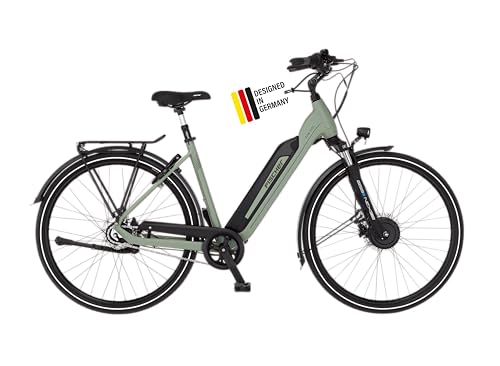 Fischer E-Bike City CITA 2403 Active Elektrofahrrad für Damen und Herren, RH 43, Frontmotor 40 Nm, 48 V Akku