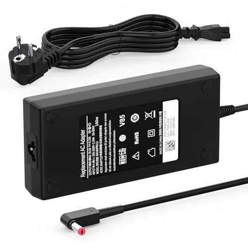 180W Laptop Ladekabel Netzteil Kompatibel für Acer Nitro 5 7 AN515-53 AN515-45 AN517-54 AN517-55 Predator Helios 300 PH315-53 PH315-54 PH317-51 PH317-52 Aspire V15 V17 7 ADP-180MB K Ladegerät Adapter