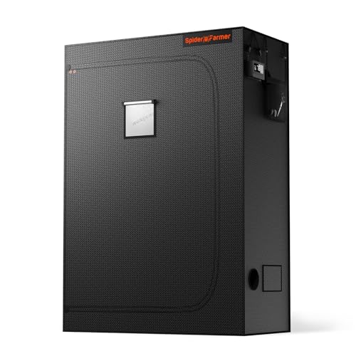 Spider Farmer Growzelt 70x140x200cm Growzelt für Indoor Lichtdicht und Wasserdicht Anbauzelt Grow Tent Growschrank für Homegrowing Pflanzenzucht Gewächshaus Indoor Zuchtzelt