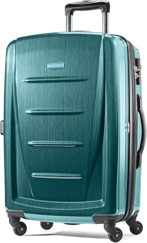 Samsonite Winfield 2 Hartschalengepäck für Erwachsene, Unisex, mit Spinnrollen, Kaktusgrün, Checked-Large 28-Inch, Winfield 2 Hartschalengepäck mit Spinnrollen