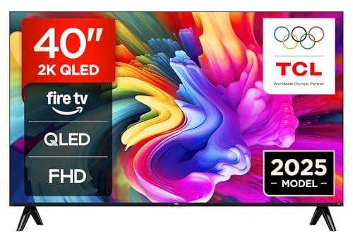 TCL 40SF560 - 40 Zoll, Full HD Smart QLED Direct LED TV mit Fire TV HDR, Metallic Design, rahmenlos