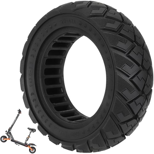 VOLOHAS 9x3,0-5,5 Vollreifen für Kukirin G2 pro, Zero 10X, Dualtron Eagle Pro Elektroroller Ersatzreifen Vollgummireifen Anti-Rutsch Off-Road Solide Reifen Pannensicher (1 Stück)