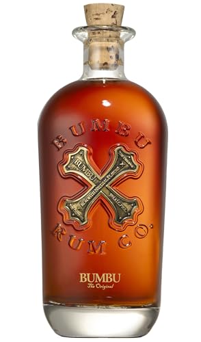 BUMBU The Original, Craft Rum Flavour Spirit, Bourbon-Fass gereift, für Cocktails oder auf Eis, karibischer Rum in der 0,7 Liter Flasche, 40% Vol