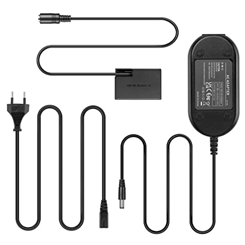 Raeisusp ACK-E18 AC-Netzteil DR-E18 DC-Koppler LP-E17 Dummy-Akku für Canon EOS Reble T8i T7i T6i T6s SL2 SL3 200D 200DII 250D 750D 760D 800D 850D 8000D 9000D Kiss X9i X8i X10i R8 R10