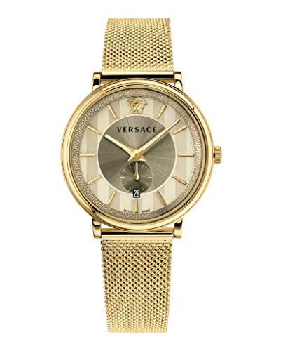 Versace Herrenuhr V-Circle VBQ070017 mit Kleiner Sekunde