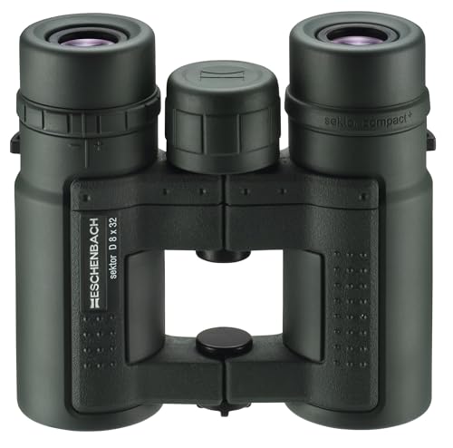Eschenbach Optik Sektor D compact+ 8x32 Fernglas – der leichte Allrounder für gehobene Ansprüche für Wanderung, Vogelbeobachtung, Wildbeobachtung in der Natur - geeignet für Brillenträger
