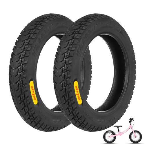 ulip 12.5x2.125(57-203) Tubeless Offroad Reifen für Fahrrädern/Elektrofahr-rädern/Kinderfahrrädern/Kinderwagen Schlauchlose Reifen, Ersatzreifen Zubehör für 12 Zoll Scooter 2 STÜCK