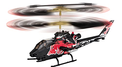 Carrera 370501040X Red Bull Cobra TAH-1F RC Einsteiger Hubschrauber RtF Modellbau, Mehrfarbig