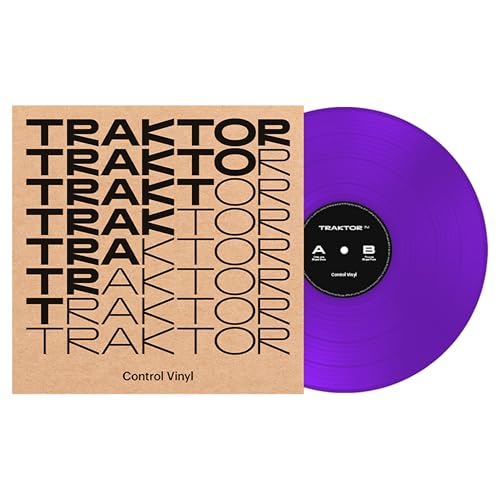 Native Instruments TRAKTOR Control Vinyl MK2 2024 Edition, purple - DJ Control